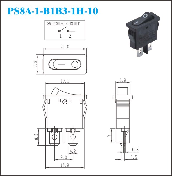 PS8A-1-B1B3-1H-10