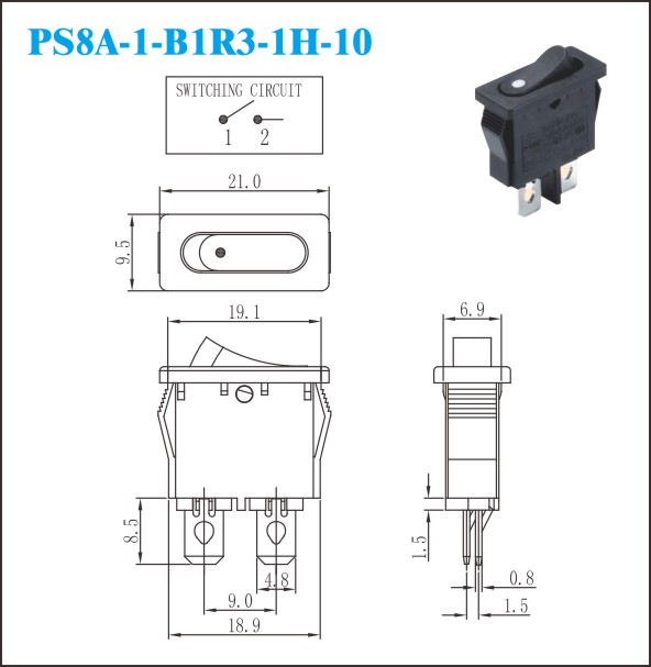 PS8A-1-B1B3-1H-10