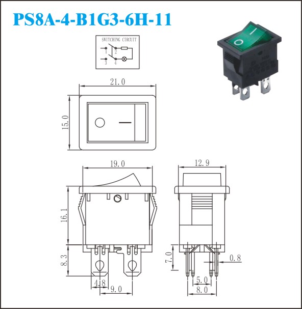 PS8A-4-B1G3-6H-11