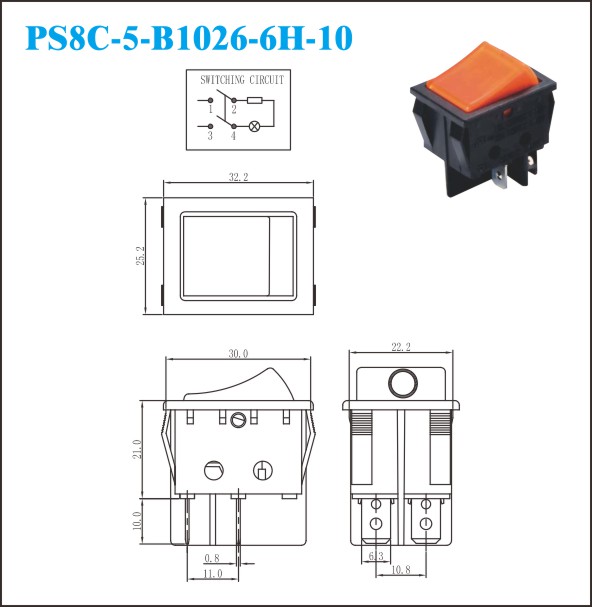 PS8C-5-B1026-6H-10
