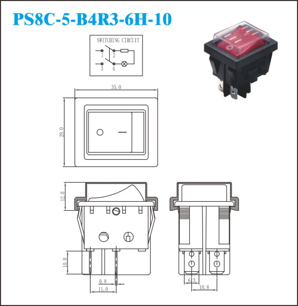 PS8C-5-B4R3-6H-10